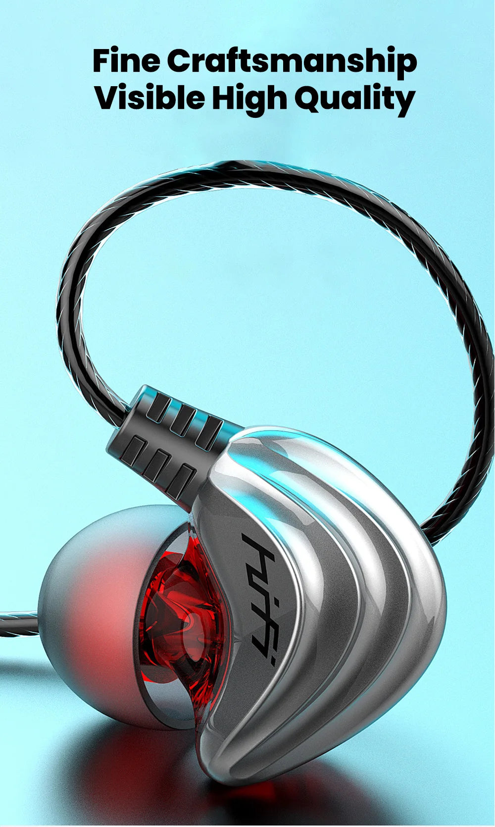 OLAF 3.5mm Type C Earphone Handsfree Headphones Wired With Mic Earbuds Bass Stereo Hifi Headset Gaming For Samsung Xiaomi Tablet