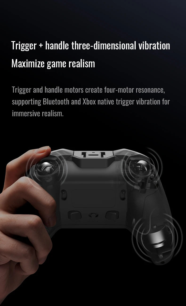 Flydigi Vader 4 Pro Gaming Controller With Hall Rocker Athletic Vibrate Trigger Switch 1000Hz Gamepad For Mobile Switch TV PC