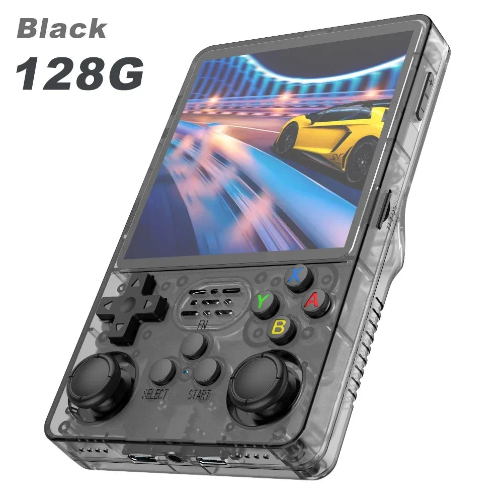 【Hot Sale】4" IPS Retro Handheld Game Console R36Plus, Dual-RAM 1G Chip, ARKOS 2.0 for 15,000+ Games, Portable Gaming for PSP/N64
