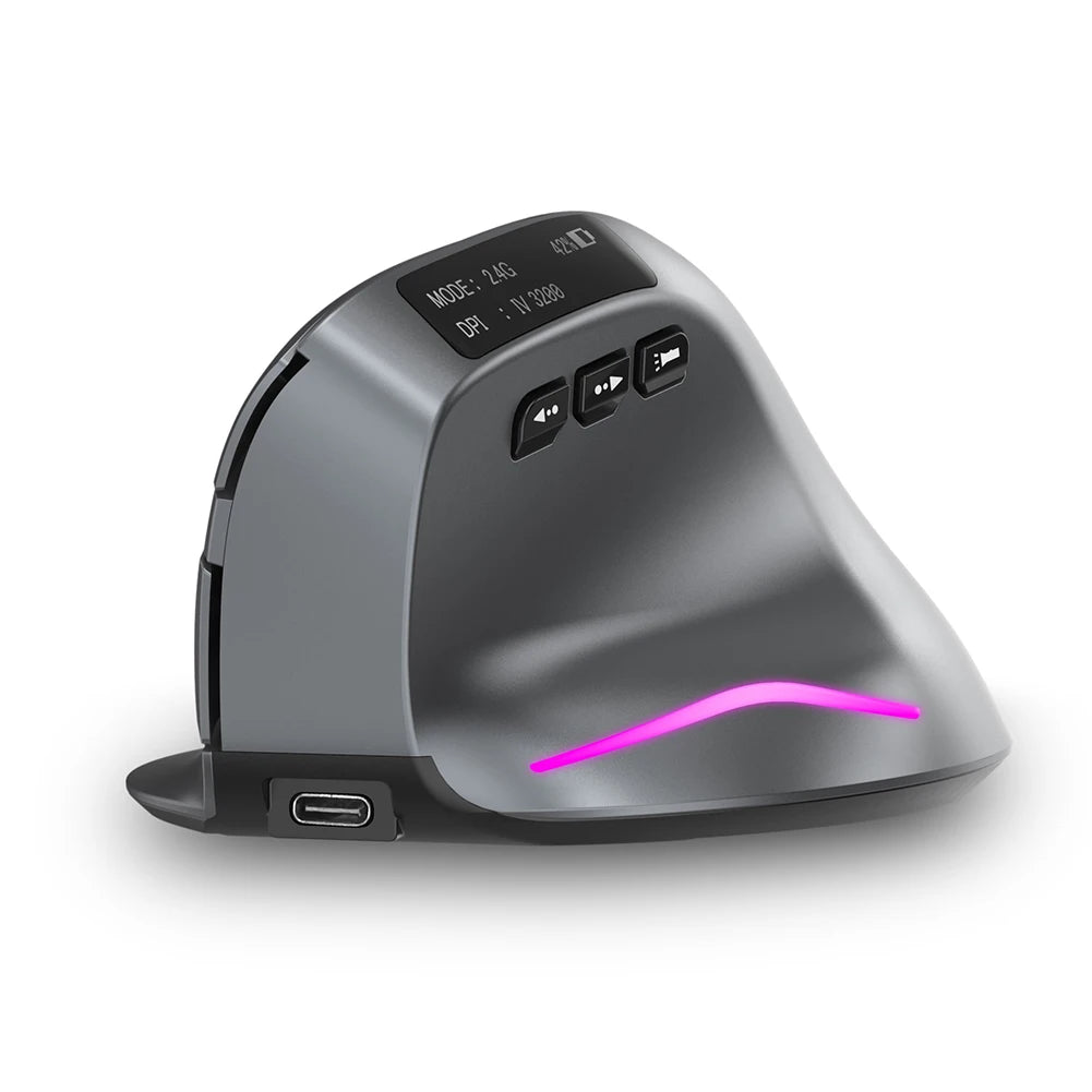 ZELOTES F-26C F35 F36 F17 Ergonomic Vertical Mouse 2.4G Wireless Gaming Mice USB Optical Mouse 3200DPI Gamer Mause For Laptop PC