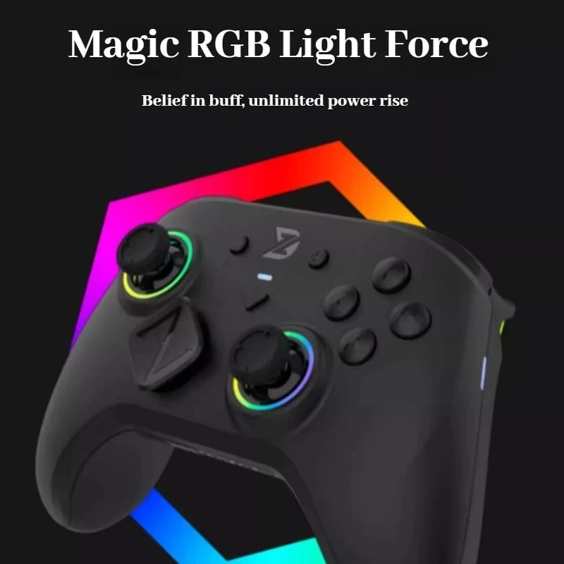 ZD Super Legend S Gaming Controller Wireless Bluetooth Hall Remote Sensing Rgb Motor Apex Switch Pc Android e-sport Gamepad
