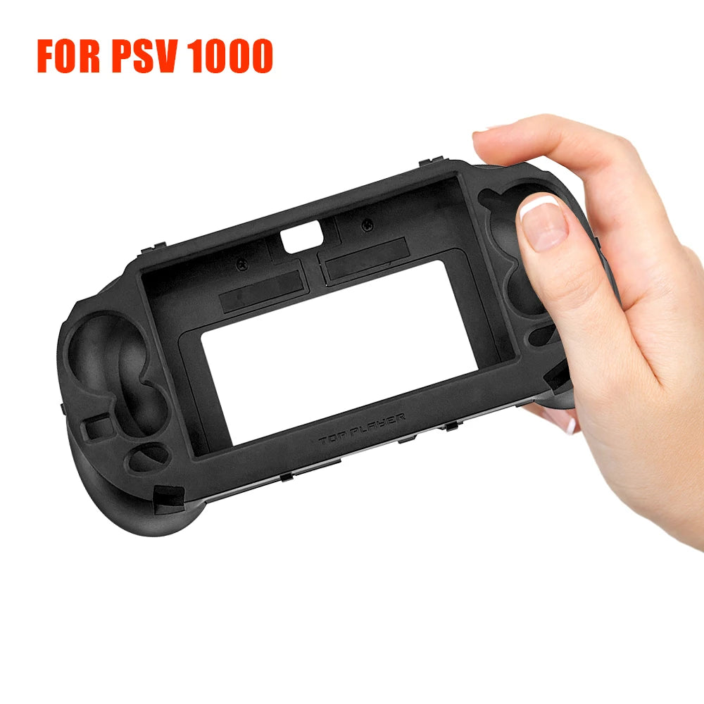 Black Replacement Hand Grip Joypad Stand Case with L2 R2 Trigger Button For PS VITA 1000/PSV1000/PS Vita1000 Game Accessories