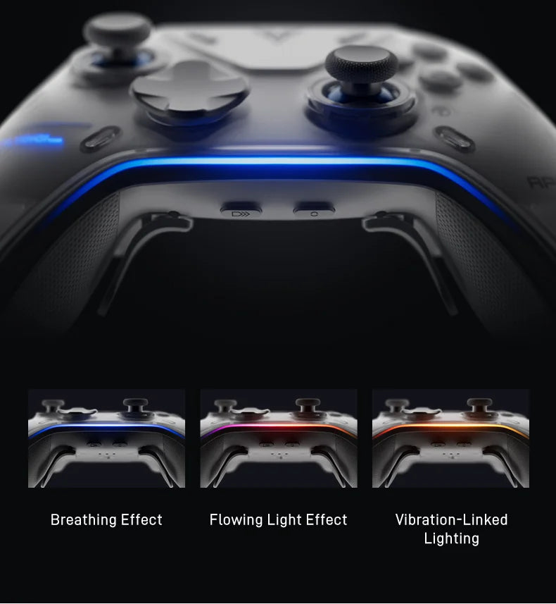 Flydigi apex 5 controller gamepad wireless gamepad for pc /Switch/Phone/TV/tablet computer,charging dock with Cool RGB screen