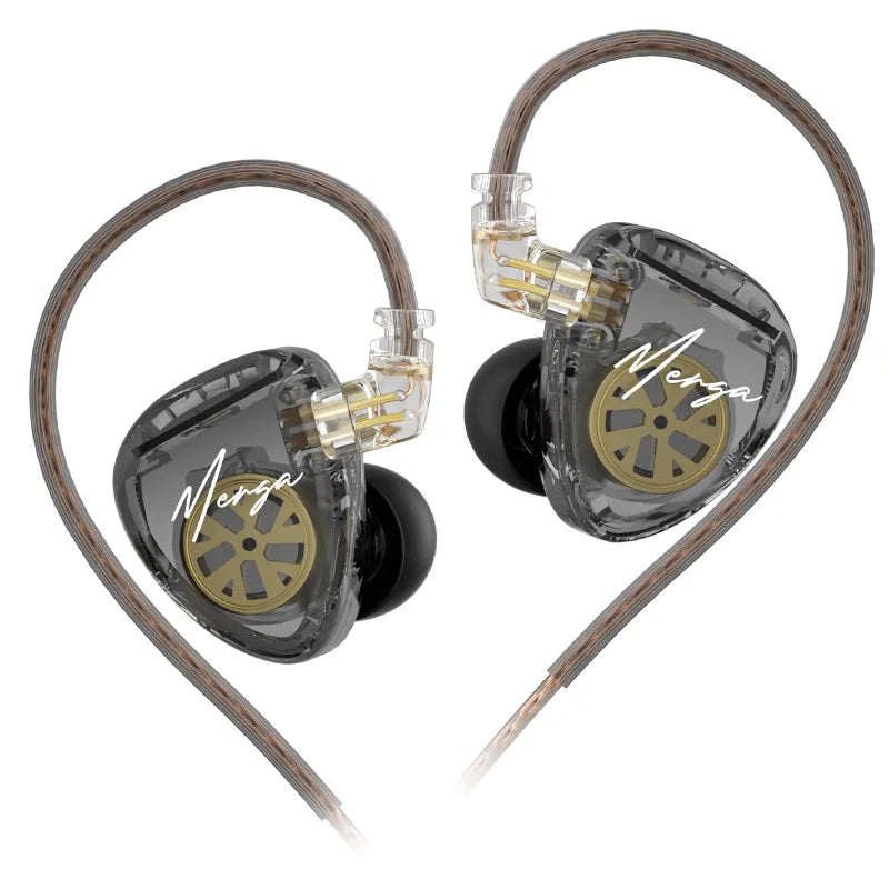 KZ Merga Bass Headphones HIFI noise-cancelling sports in-ear headphones New arrival!