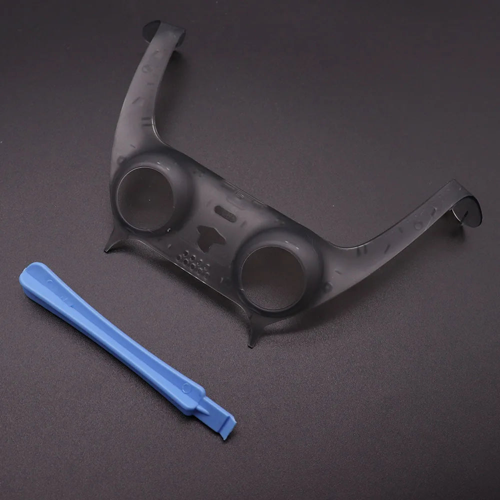 For PS5 V1 V2 V3 Gamepad Handle Shell Cover Camouflage/Clear Matte Controller Joystick Handle Decoration Strip With Pry Bar