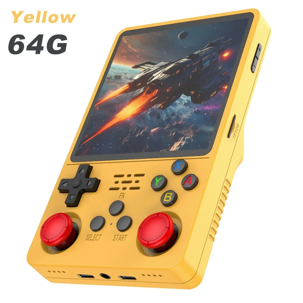 【Hot Sale】4" IPS Retro Handheld Game Console R36Plus, Dual-RAM 1G Chip, ARKOS 2.0 for 15,000+ Games, Portable Gaming for PSP/N64