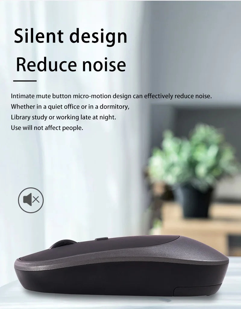 Xiaomi Bluetooth Wireless Mouse USB Rechargeable Ergonomics 2.4G Type-C Mice Adjustable DPI Silent Morandi Portable Office Mouse