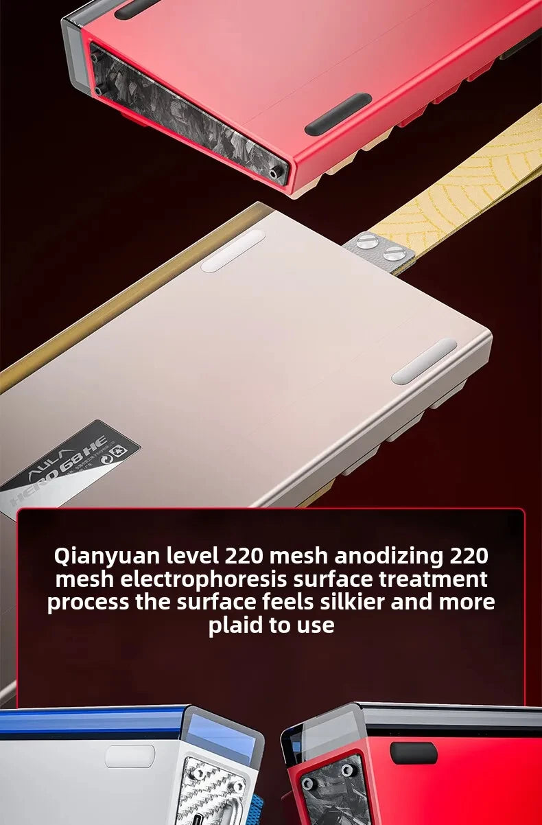 New AULA HERO 68HE/ULTRA INSTOCK Magnetic Switch Gaming Keyboard&Mouse E-sport Custom Mechanical Wired Keyboard Accessories