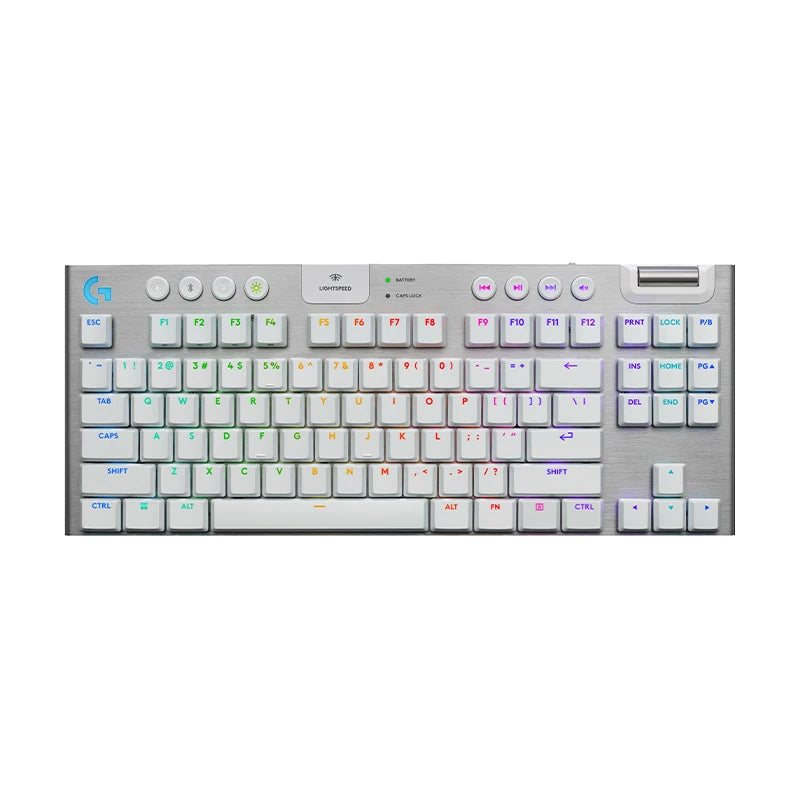 Logitech G915X TKL wireless ultra-thin electronic sports gaming mechanical keyboard, 1.3mm trigger key travel, RGB lighting, PBT