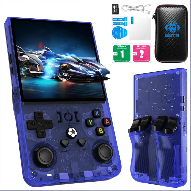 AISLPC R36Max Game Console 4 Inch IPS Screen Linux System Portable Pocket Video Player Retro Handheld Game Console kids Gift