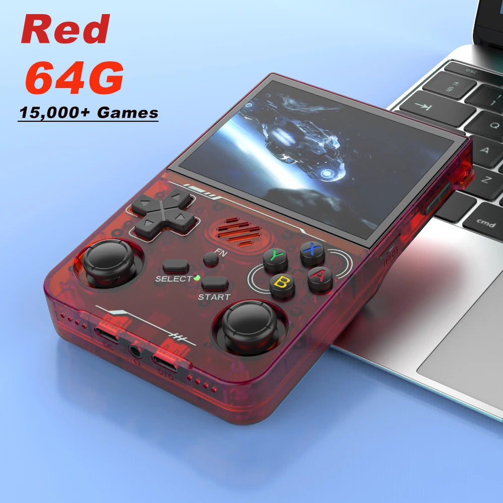 BOYHOM 256G R36XX Hand-held Game Consoles Video player 3.5-inch IPS 640*480 Screen Retro Game Player 3000 mAh128G/64G Games