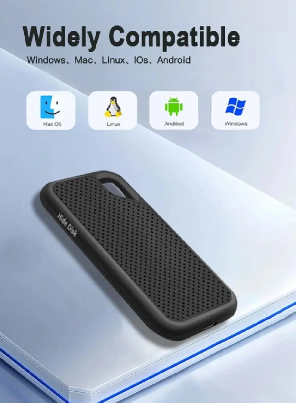 For Xiaomi E61 Portable SSD 1TB Hard Disk 2TB External Hard Drive Usb3.1 High-speed Solid State Drive for SanDisk Laptop/PC