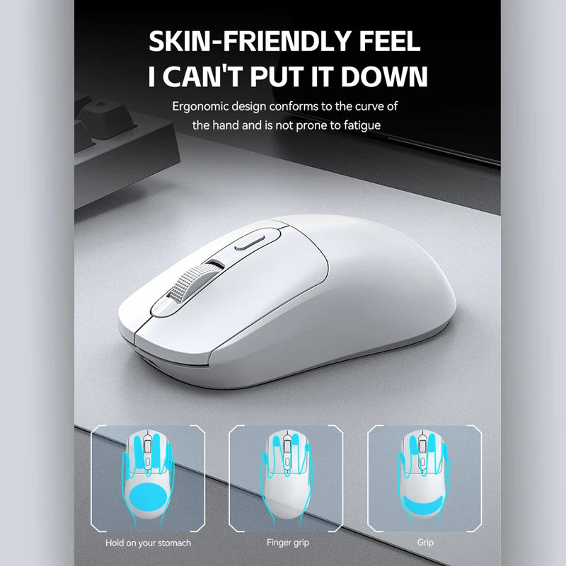 Warvank X8 Wireless Gaming Mouse 500 mAh TYPE-C Rechargeable Office Mouse Suitable for Laptop Desktop Computers