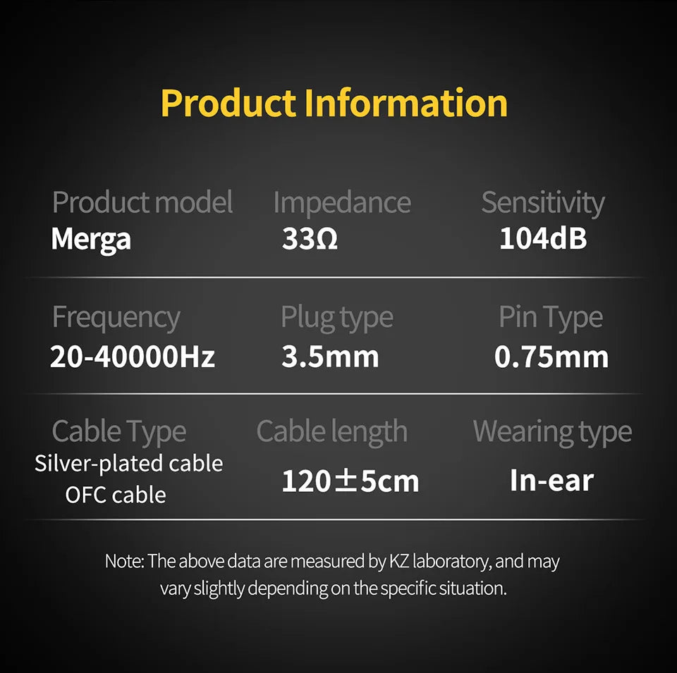 KZ Merga Bass Headphones HIFI noise-cancelling sports in-ear headphones New arrival!