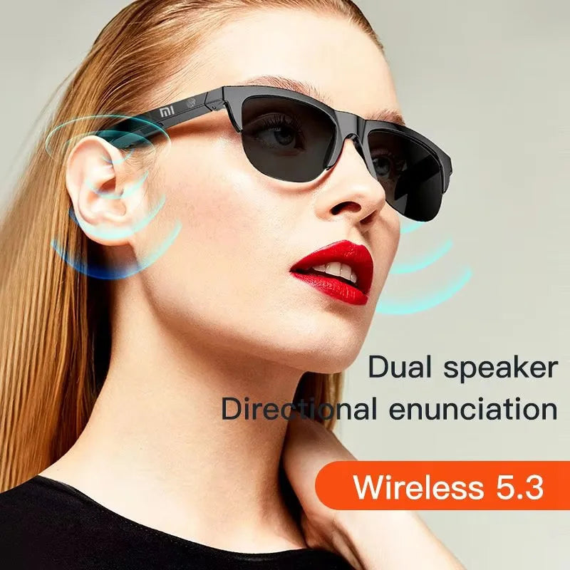 Xiaomi Bluetooth Glasses Earphones 2025 New Edition, Glasses with Earphone Function Smart Touch Waterproof Microphone Earphones