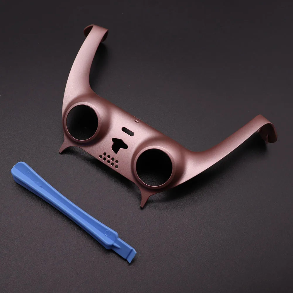For PS5 V1 V2 V3 Gamepad Handle Shell Cover Camouflage/Clear Matte Controller Joystick Handle Decoration Strip With Pry Bar