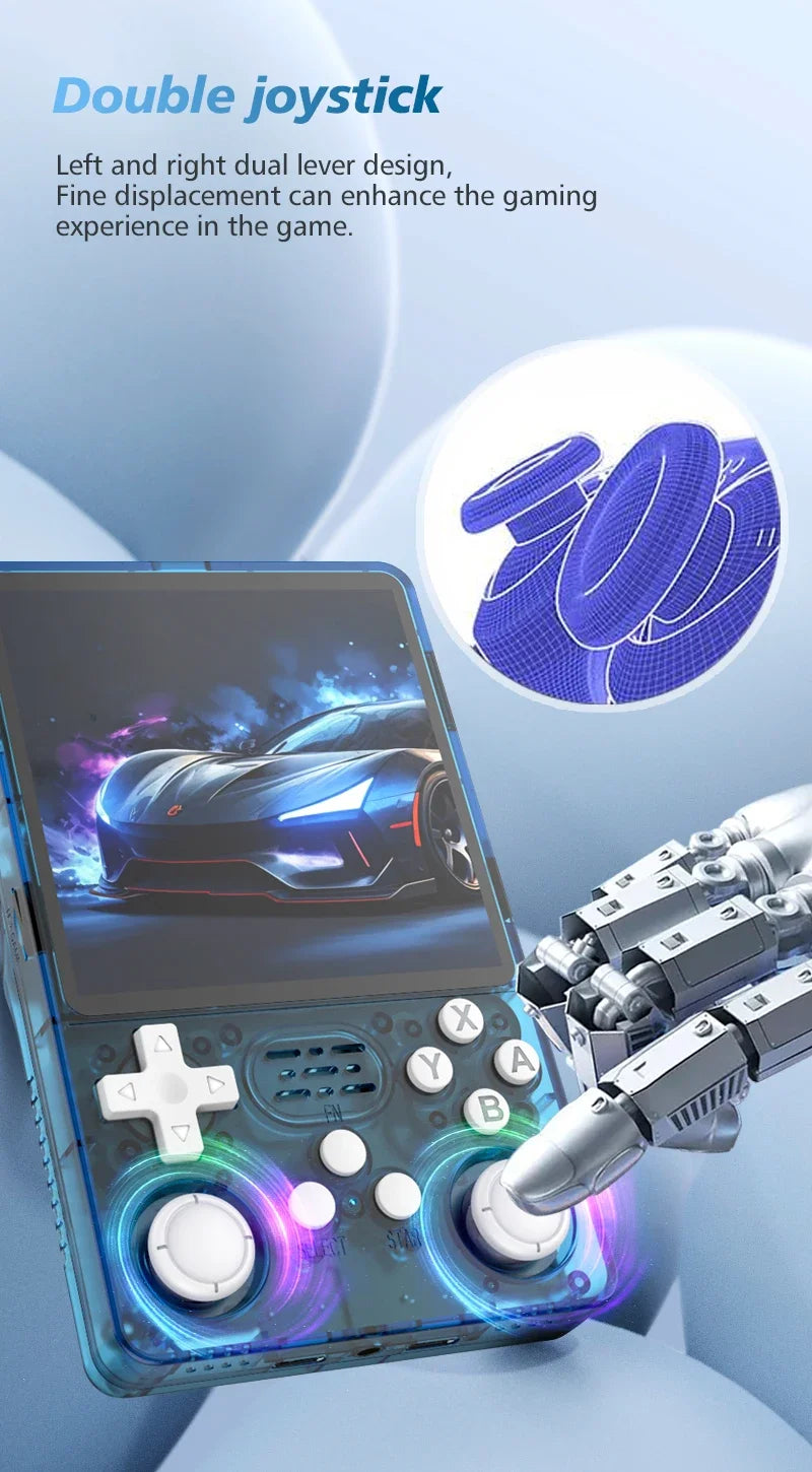 BOYHOM R36S Plus Retro Handheld Game Console Linux 64-bit System 4" IPS Screen RK3326 Portable Pocket Video Player R36PLUS Games