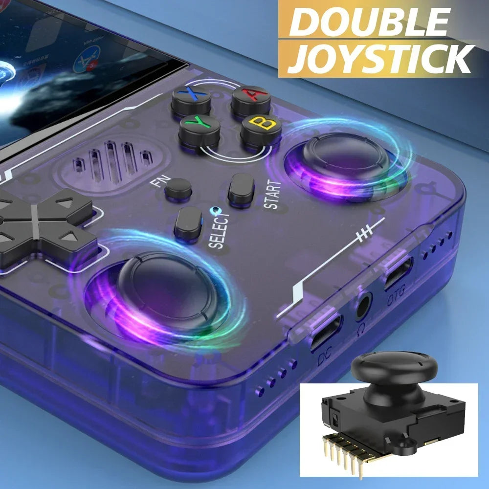BOYHOM 256G R36XX Hand-held Game Consoles Video player 3.5-inch IPS 640*480 Screen Retro Game Player 3000 mAh128G/64G Games