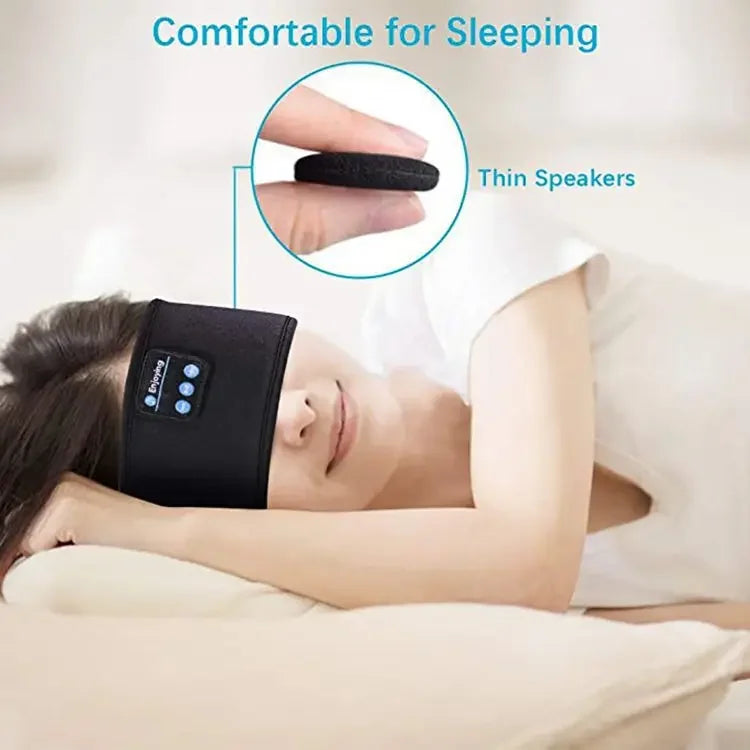 2025 Bluetooth Earphones Sports Sleeping Headband Elastic Wireless Headphones Music Eye Mask Wireless Bluetooth Headset Headband