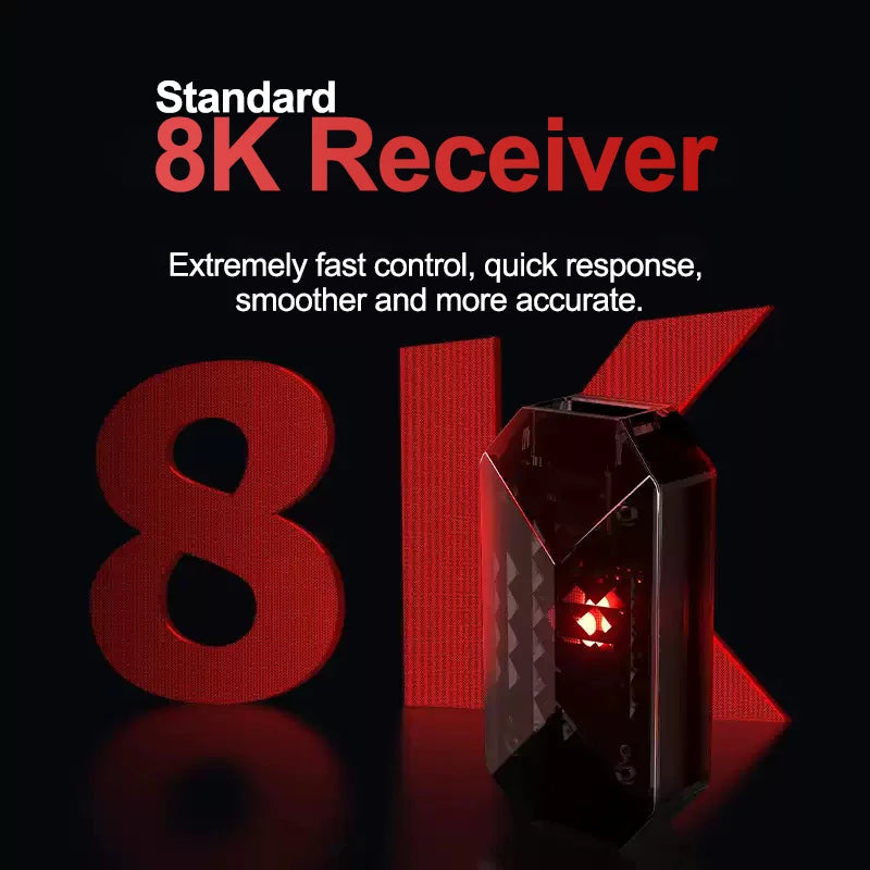 ATK VXE MAD R/R MAJOR  Ultra-lightweight E-sports Gaming Mouse Wireless Dual-Mode PAW3395/3950 Ergonomic Mice Standard 8K