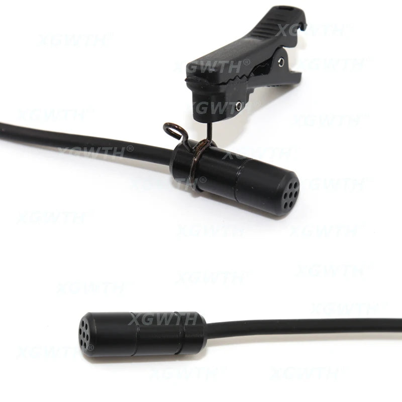 Lavalier Lapel Microphone ECM7 Tie Clip Mic for Sony UTX V1 D21 D11 UWP for Sennheiser Wireless Transmitter System 3.5mm Plug