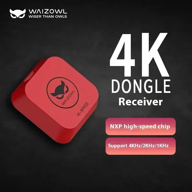 WAIZOWL OGM Cloud Gaming Mouse  Paw3395 Sensor Wireless Bluetooth Wired 3-mode Lightweight Mouse PC Gifts for Office  Gaming