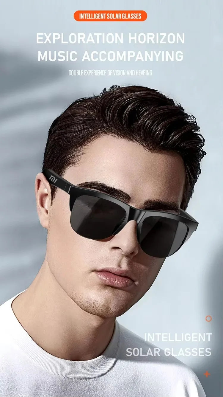 Xiaomi Bluetooth Glasses Earphones 2025 New Edition, Glasses with Earphone Function Smart Touch Waterproof Microphone Earphones