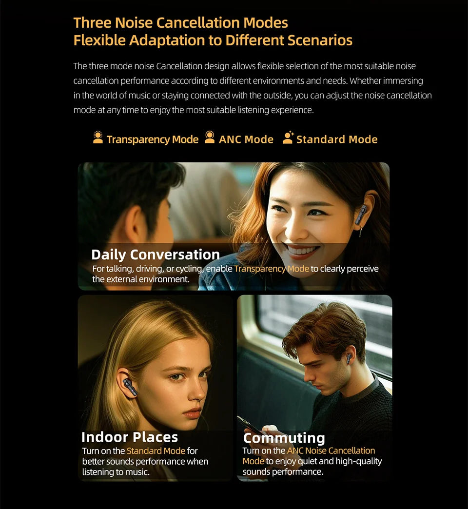 KZ Krio TWS Lossless headphones Sound quality Dual motor Redefines Professional-grade audio Bluetooth 5.3 headphones