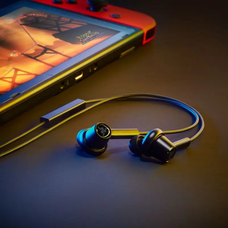 Razer HAMMERHEAD DUO Dual-core In-ear Gaming Earphones Stereo Music Sports Headset 3.5mm Wired Earbuds with Microphone Headphone