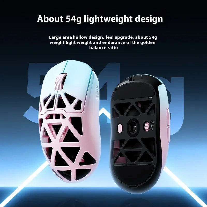Mchose  Ax5 V2 8kHZ Magnesium Alloy Wireless High Performance Mouse PAW3950 Sensor 30KDPI Macro Defines Lightweight Gaming Mouse