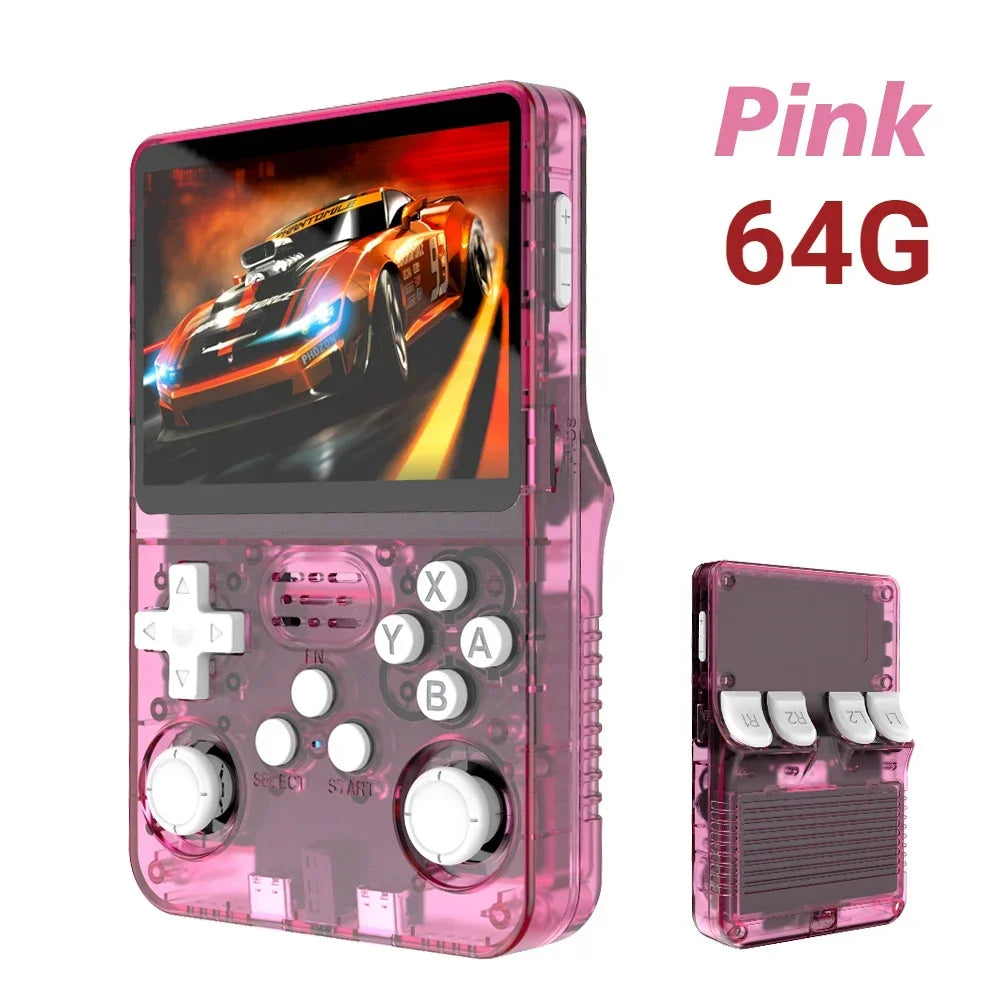 R36S Retro Handheld Game Console, 60000+ Preloaded Games, Open Source Linux, Portable Pocket Player, 64G/128G/256G, Best Gift