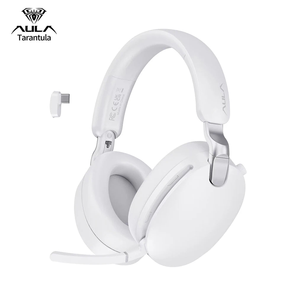 AULA A500 Wireless Headphones 2.4G/Bluetooth/Wired Noise Reduction Head-mounteds Earphone 1000mAh Gaming Headset Laptop Computer