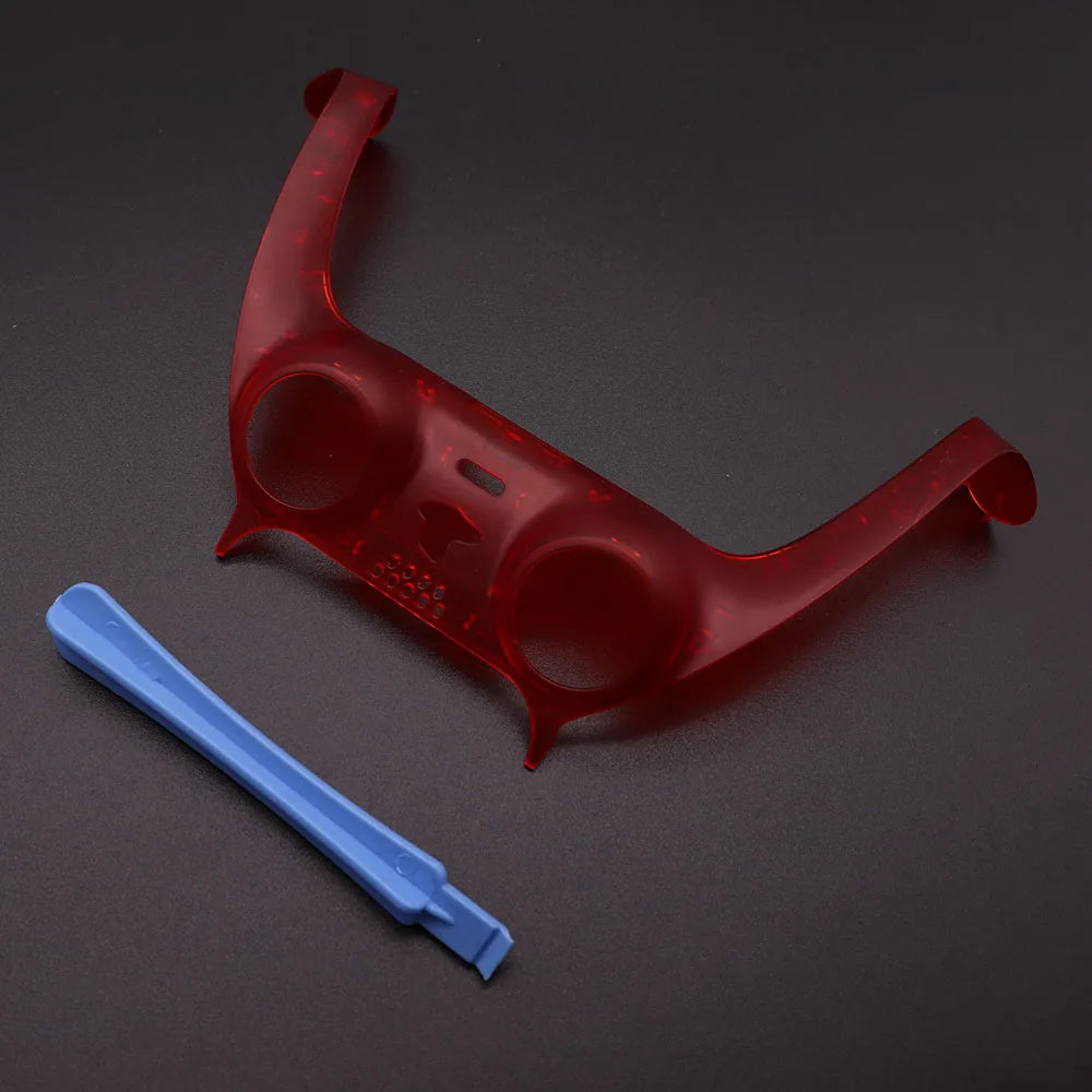 For PS5 V1 V2 V3 Gamepad Handle Shell Cover Camouflage/Clear Matte Controller Joystick Handle Decoration Strip With Pry Bar