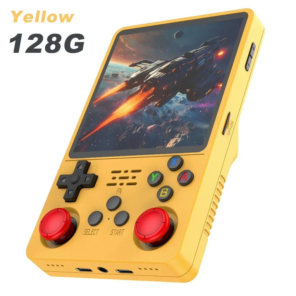 【Hot Sale】4" IPS Retro Handheld Game Console R36Plus, Dual-RAM 1G Chip, ARKOS 2.0 for 15,000+ Games, Portable Gaming for PSP/N64