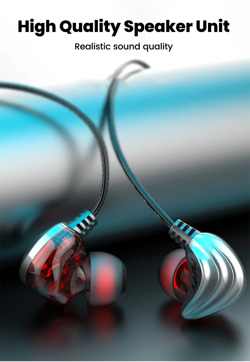 OLAF 3.5mm Type C Earphone Handsfree Headphones Wired With Mic Earbuds Bass Stereo Hifi Headset Gaming For Samsung Xiaomi Tablet