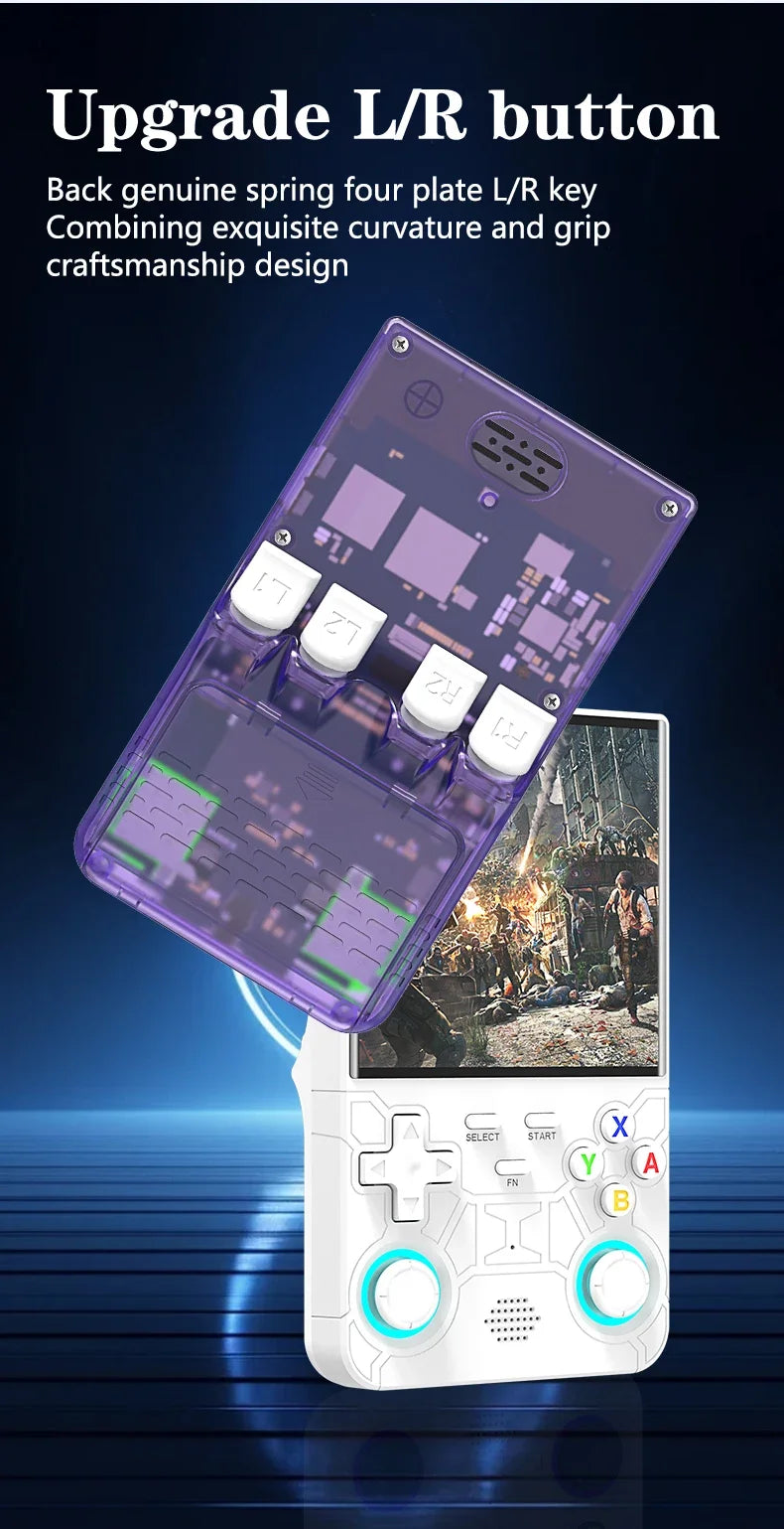 R36 ULTRA 4" IPS Handheld Console – Android , 15000+ Retro Games, 64G/128G, HDMI Output ﻿