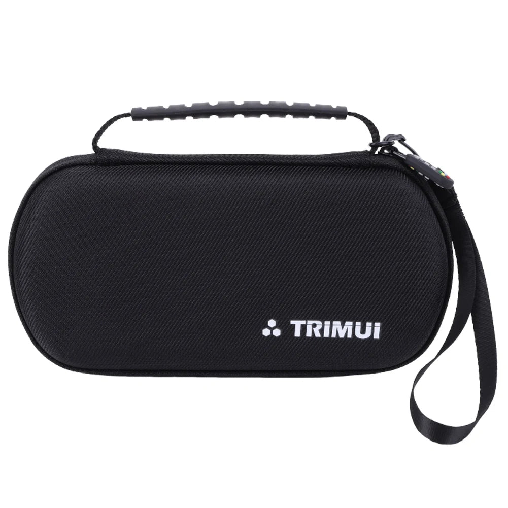 Hard EVA Carrying Case for Trimui Smart Pro Handheld Game Console Silicone Protective Case Storage Bag with Tempered Glass Film