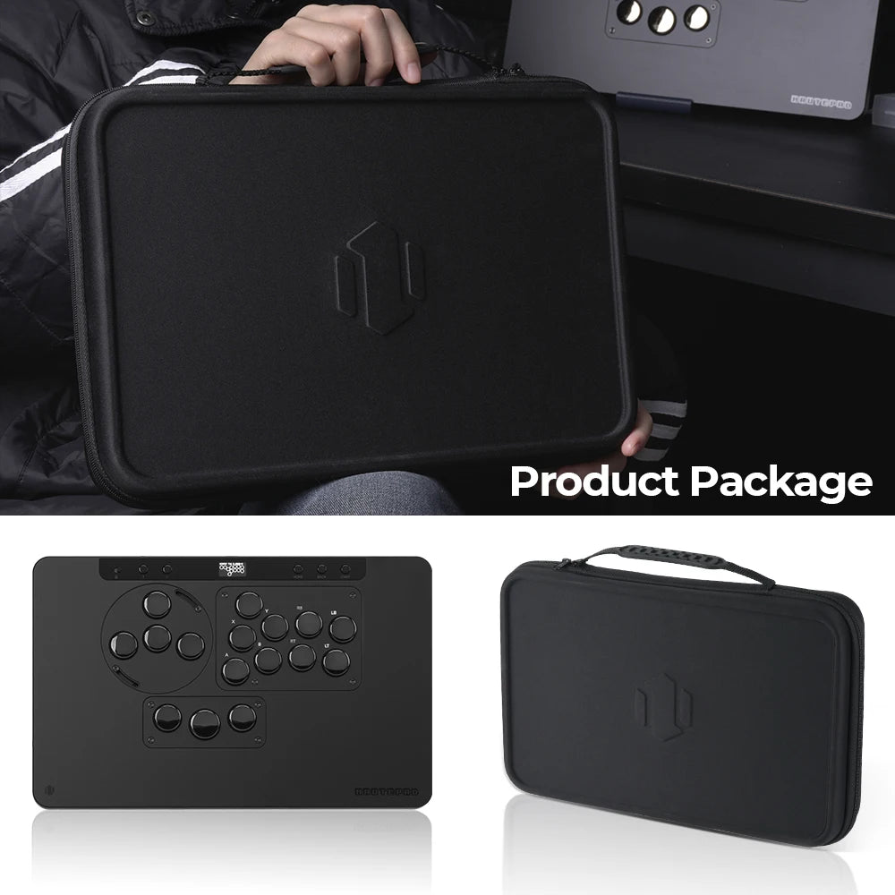 Haute42-COSMOX X Series Leverless Controller Replaceable Module Joystick Keyboard Arcade For PC/ Ps4 / Ps5 Switch Steam Hitbox