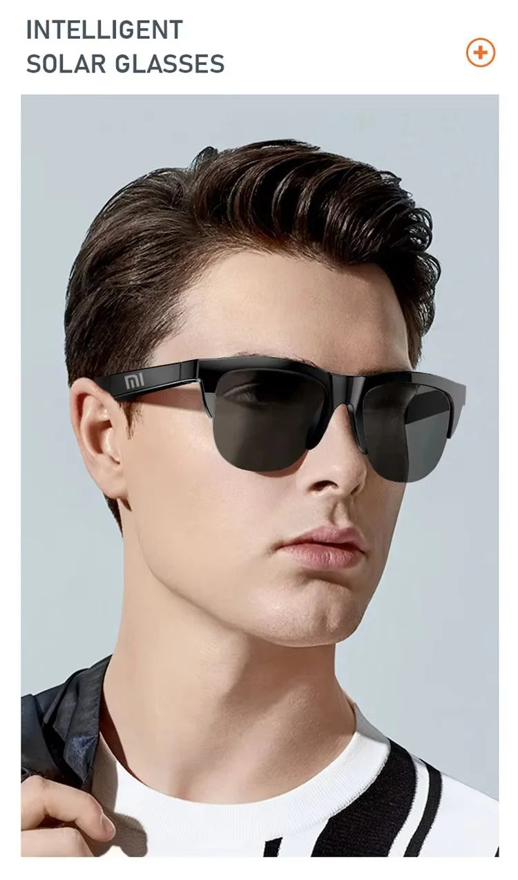 Xiaomi Bluetooth Glasses Earphones 2025 New Edition, Glasses with Earphone Function Smart Touch Waterproof Microphone Earphones