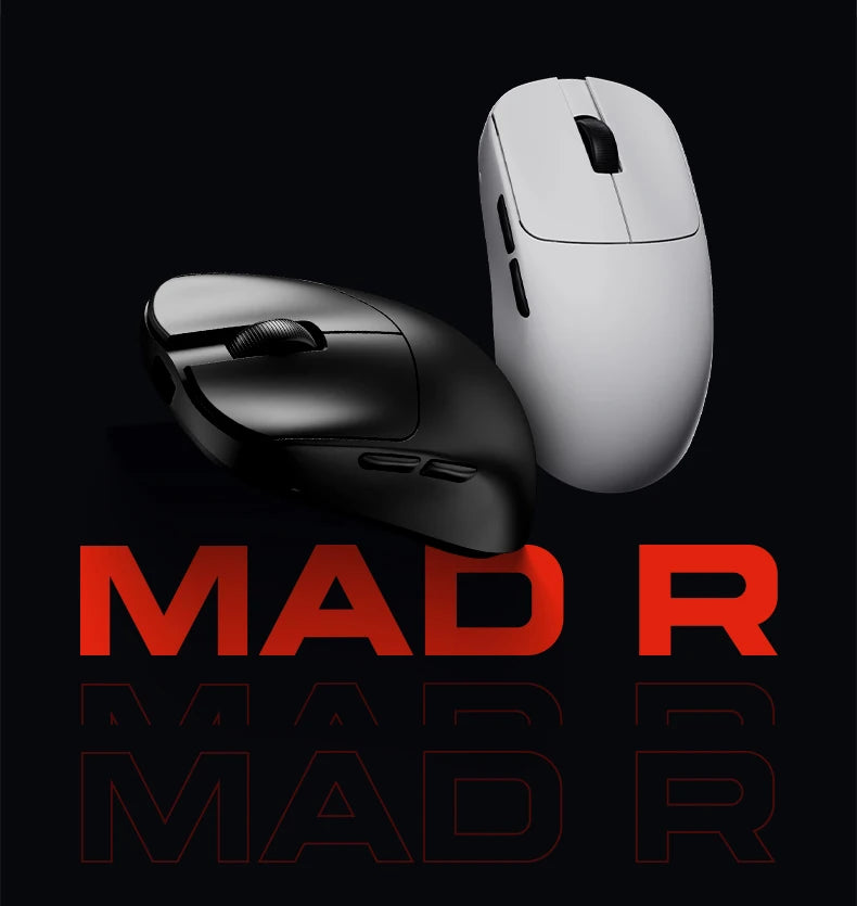 ATK VXE MAD R/R MAJOR  Ultra-lightweight E-sports Gaming Mouse Wireless Dual-Mode PAW3395/3950 Ergonomic Mice Standard 8K
