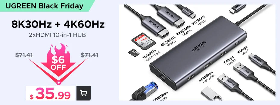 UGREEN USB Sound Card Audio Interface USB Sound Card for Laptop PC PS4 Earphone Microphone Audio Card USB External Sound Card