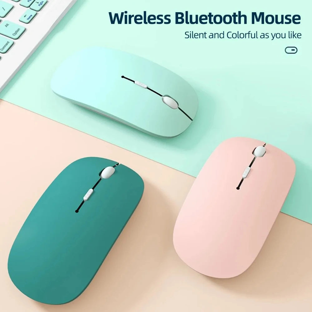 Xiaomi Silent Bluetooth Mouse Marcaron Computer Laptop Optical Mouse Wireless for iPad Samsung Tablet Universal Mice Noiseless