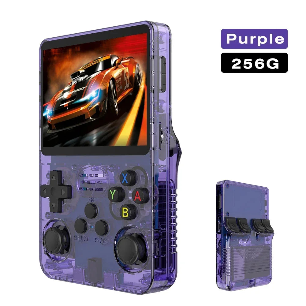 R36S Retro Handheld Game Console, 60000+ Preloaded Games, Open Source Linux, Portable Pocket Player, 64G/128G/256G, Best Gift