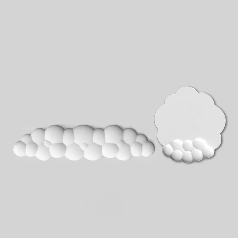 Cloud Wrist Rest Keyboard Memory Foam Mouse Mat Anti-slip Keyboard Handle Support MousePad Set Ergonomic Cloud Wrist Brace