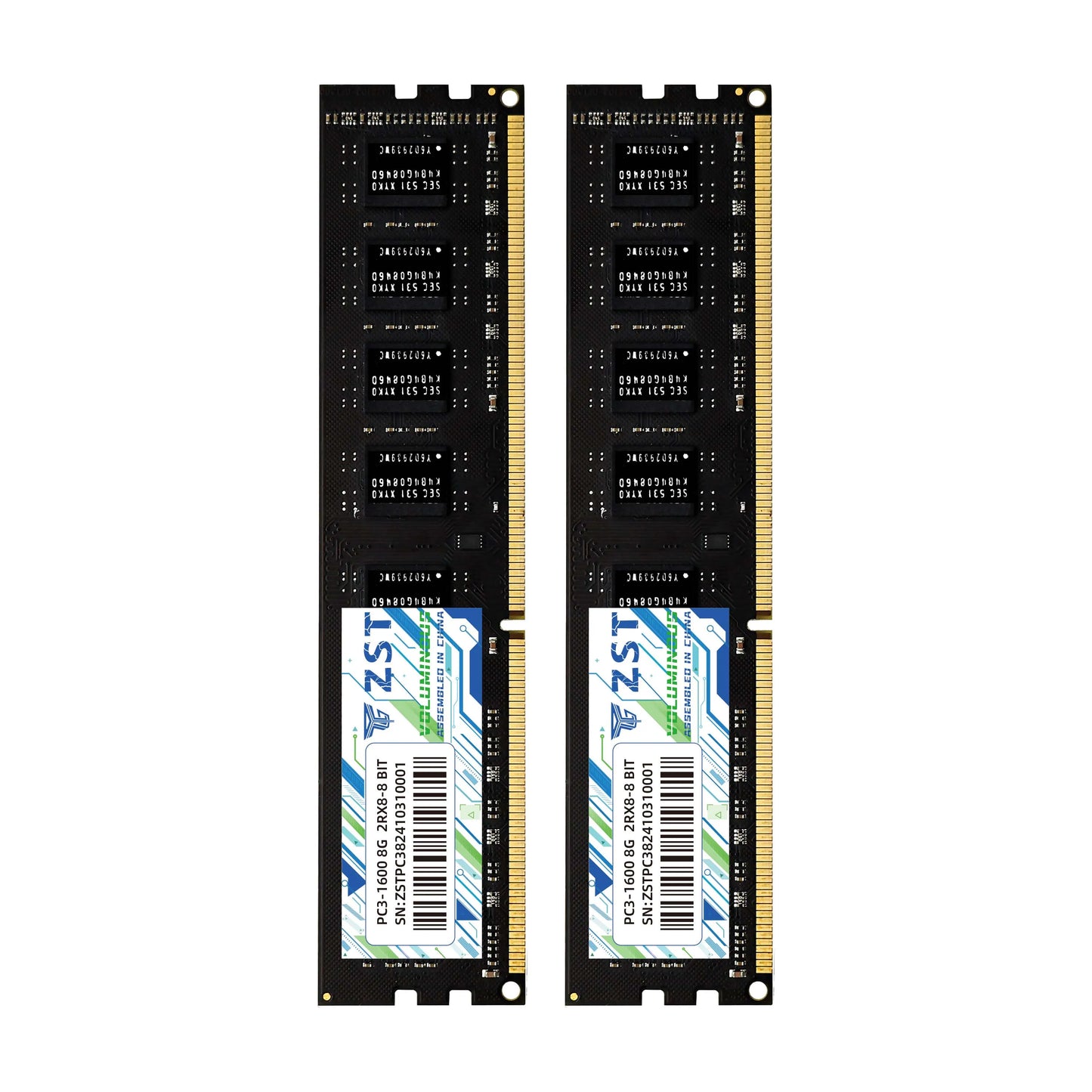 Desktop Computer Memory Module DDR3 PC RAM 4GB 8GB 1600/1333/1066/1600MHz Playing Game Loading Smoothly Fast Speed