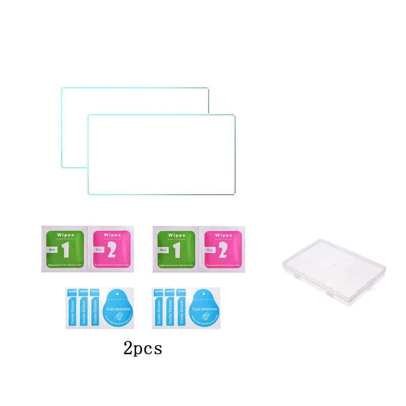 For Trimui Smart Pro Hard Carrying Case Bag+9H Tempered Glass Film Screen Protector for Trimui Smart Pro Handheld Game Console