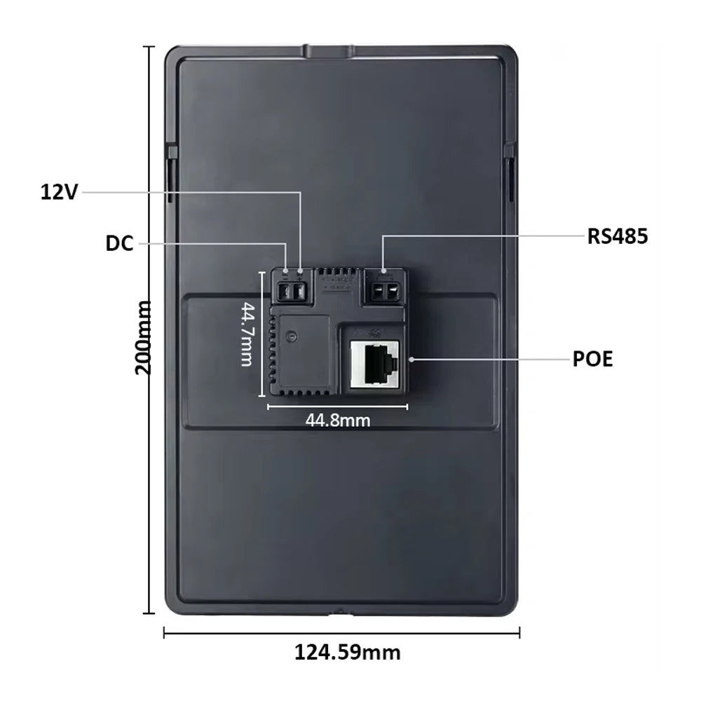 Smart Home Control Panel 8&10.1 Inch POE Tablet  Andriod 11 OS Touch Screen in wall tablet Camera RS485 Suitable for 86 wall BOX