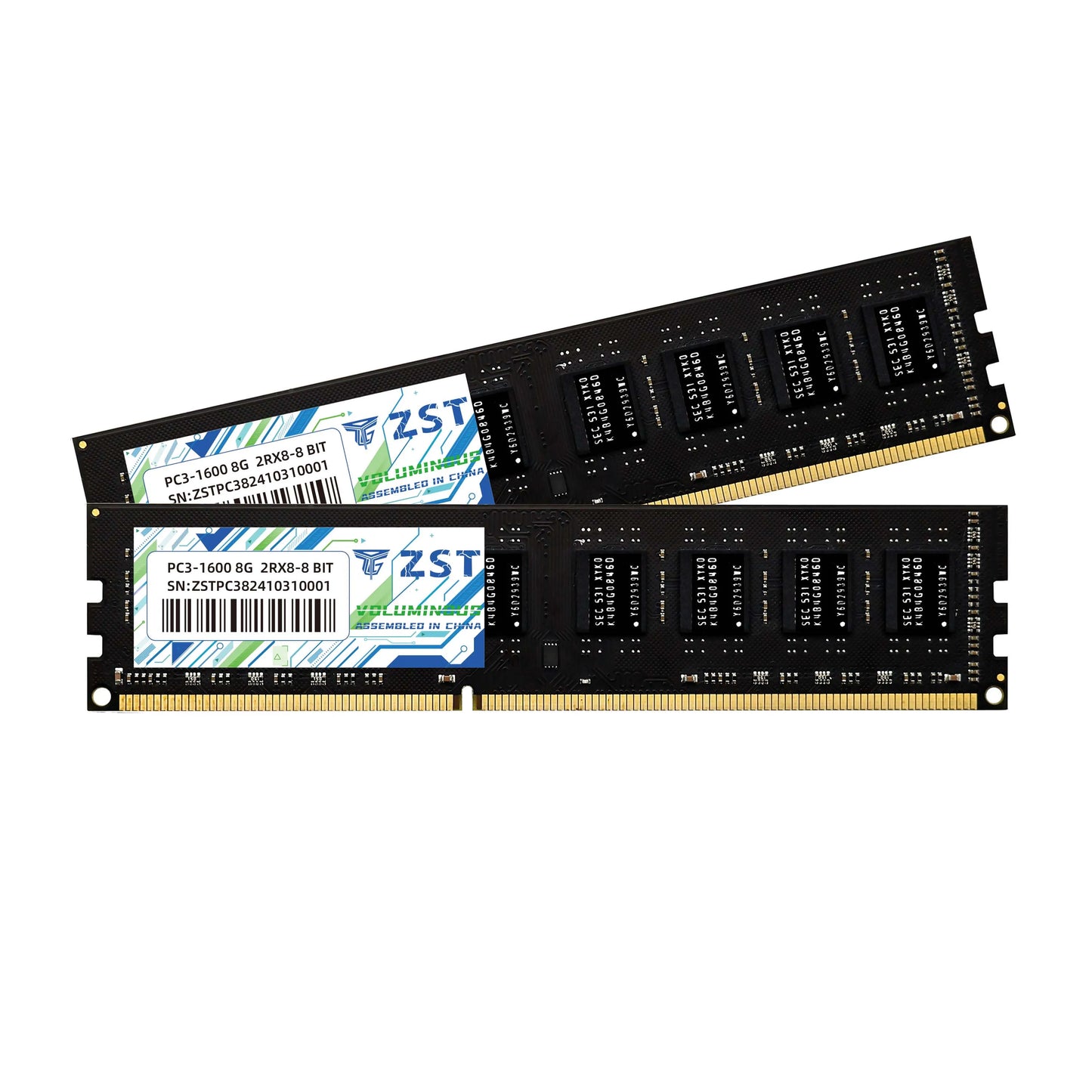 Desktop Computer Memory Module DDR3 PC RAM 4GB 8GB 1600/1333/1066/1600MHz Playing Game Loading Smoothly Fast Speed
