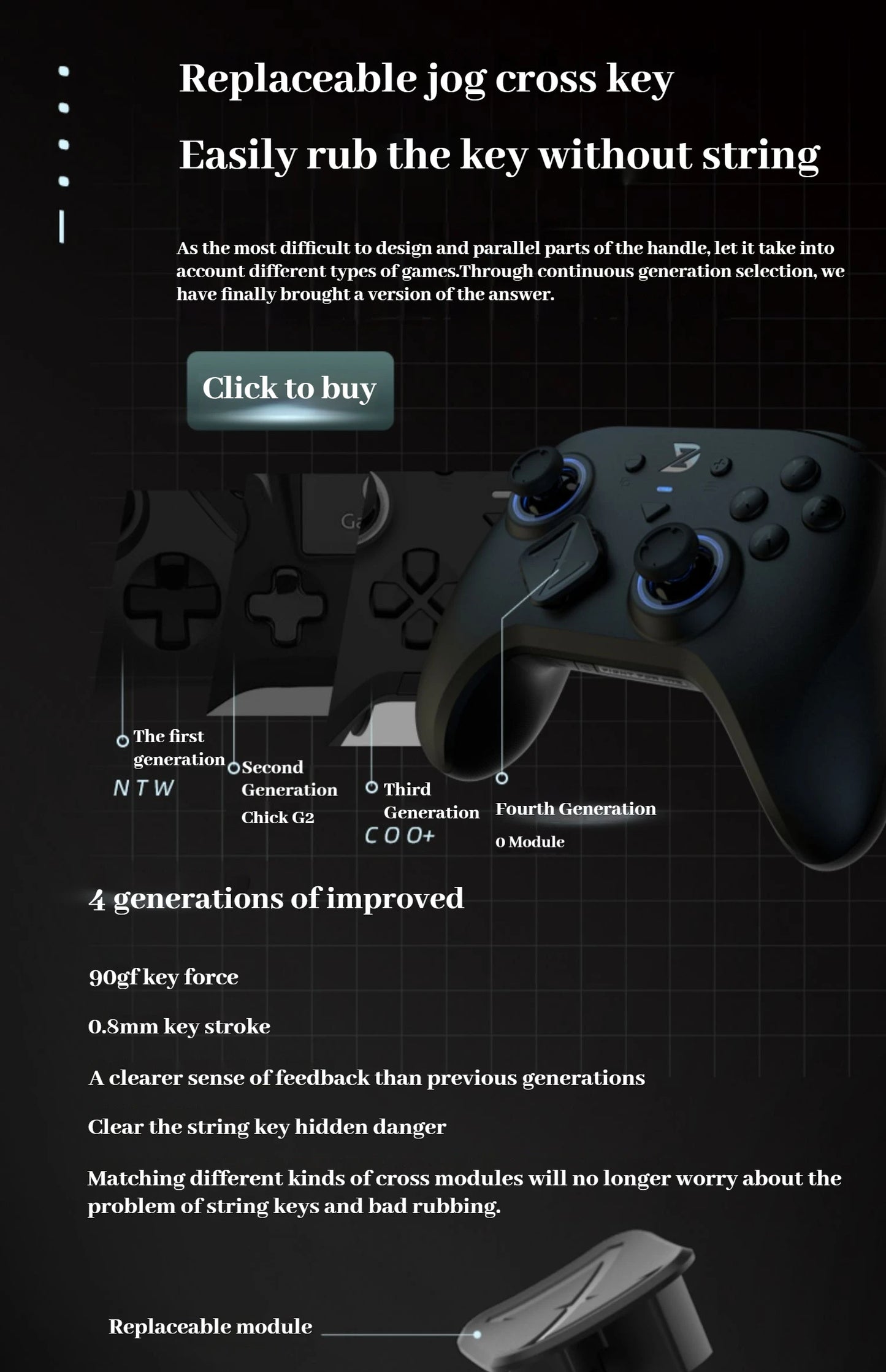 ZD Super Legend S Gaming Controller Wireless Bluetooth Hall Remote Sensing Rgb Motor Apex Switch Pc Android e-sport Gamepad