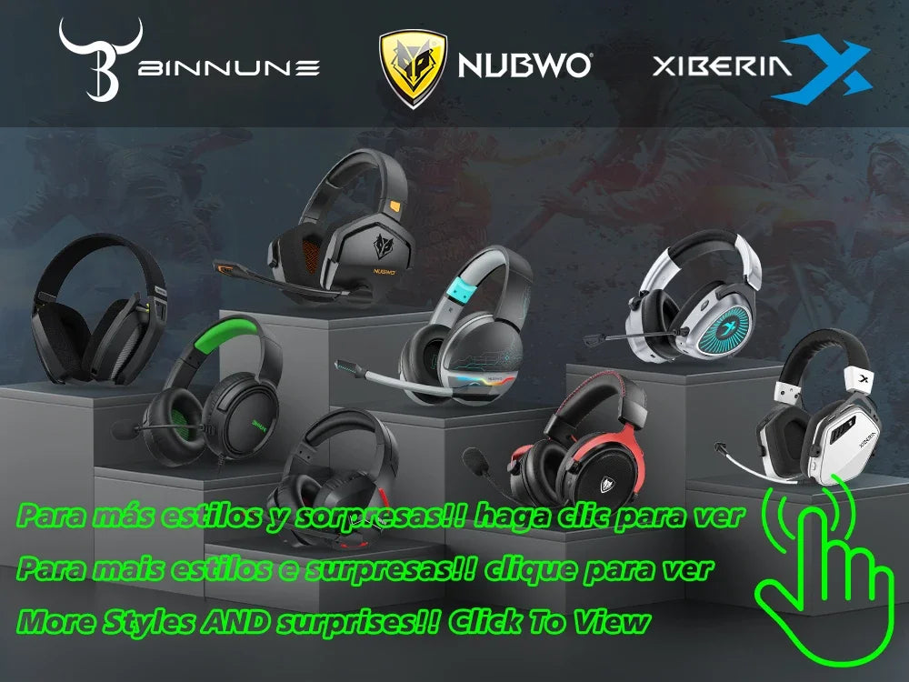 NUBWO G06 Pro Wireless Gaming Headset with Charging Station for Headset and PS5 Controller 17ms Low Latency Dynamic 50mm Drivers